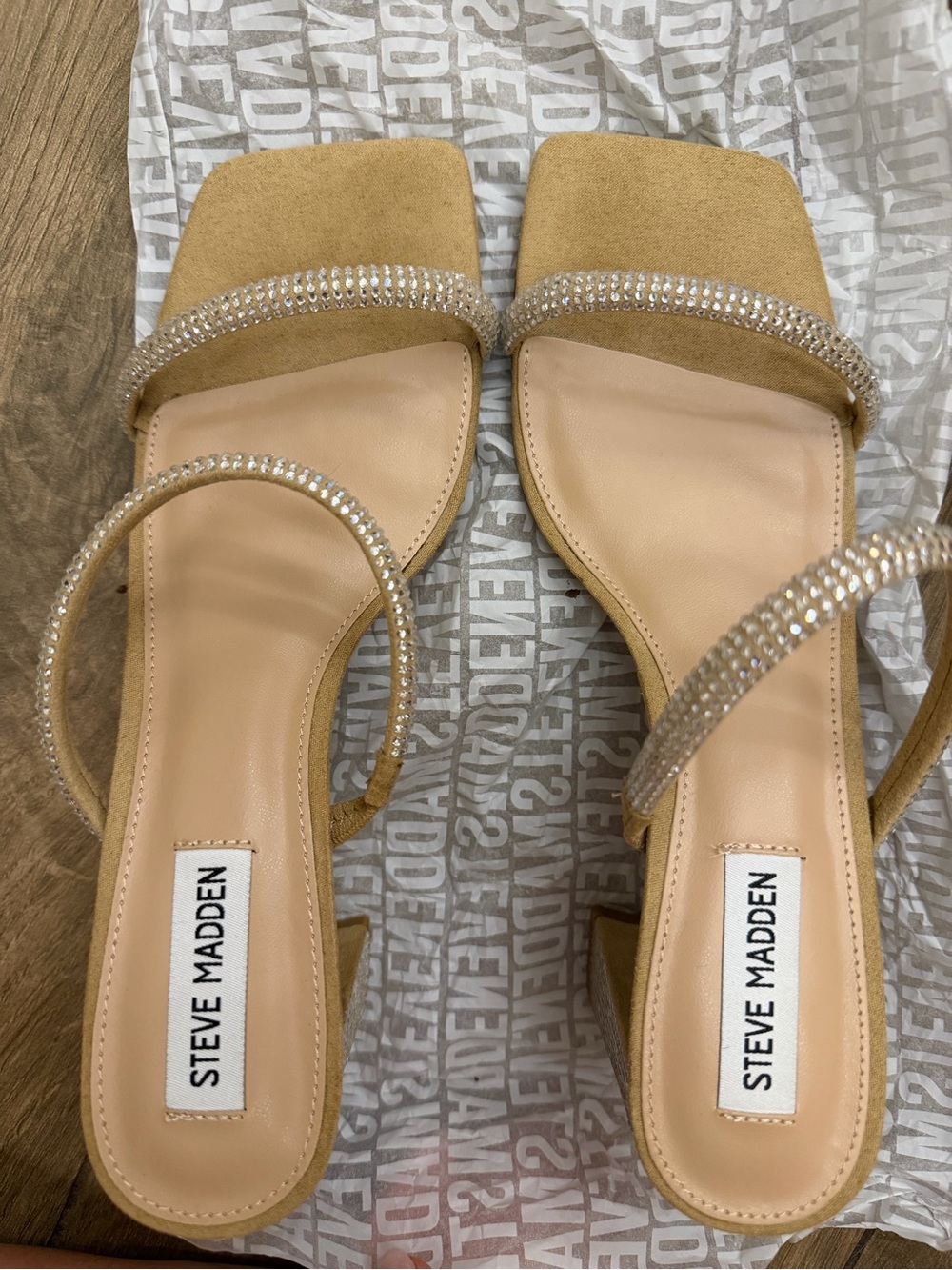 Steve Madden Rhinestone heels - Picture 6 of 8